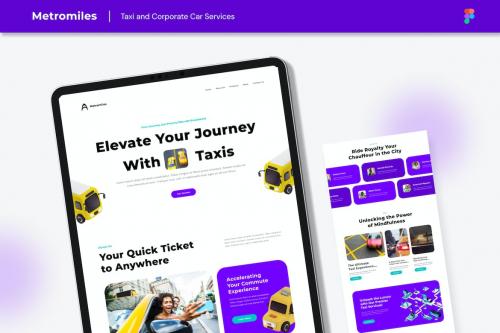 Taxi and Corporate Car Services Website Design