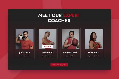 Sports Academy Landing Page