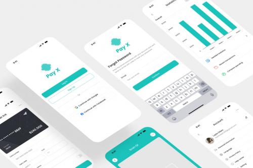 Pay X - Payment App UI Kit