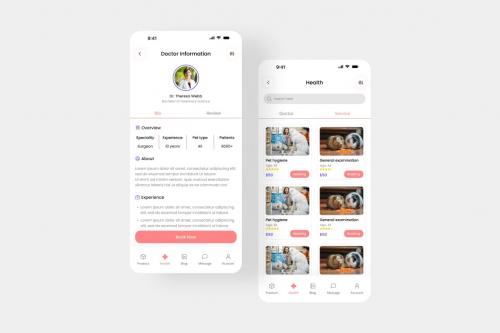 Happy Pet - Pet Service App UI Kit