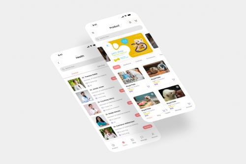 Happy Pet - Pet Service App UI Kit