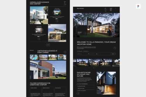 Villa & Resort UI Design