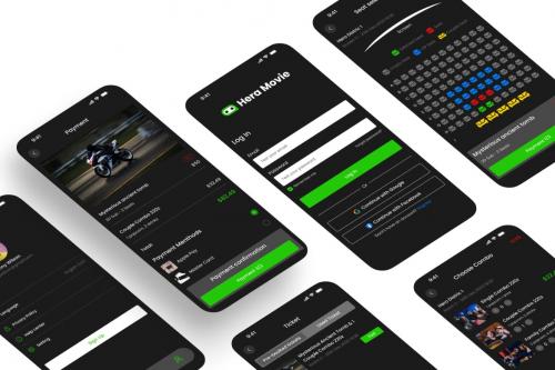 Hera Movie - Book Movie Tickets UI Kit