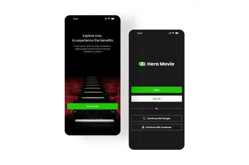 Hera Movie - Book Movie Tickets UI Kit