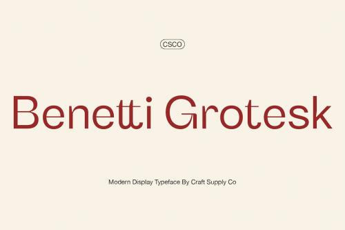 Benetti Grotesk