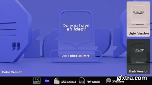 Videohive Bubbles Intro 50108318