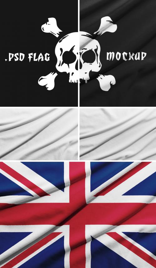 2 Realistic Flag Mockups - 336533813