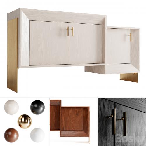 Davana credenza by Kelly Wearstler (4 Materials)