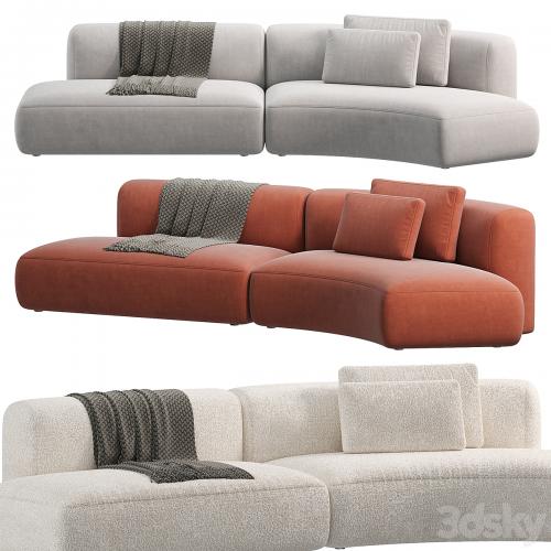 Cozy Curve Sofa by MDF ITALIA