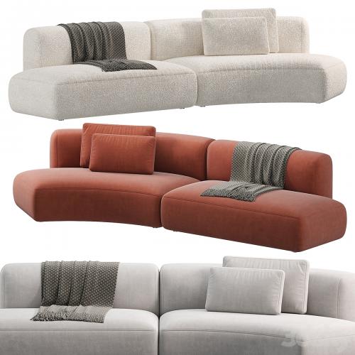 Cozy Curve Sofa by MDF ITALIA