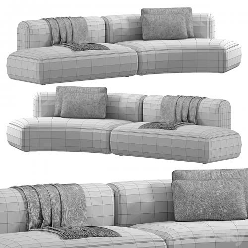 Cozy Curve Sofa by MDF ITALIA