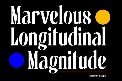 Malven - Solid Serif Font