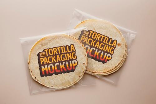 Delicious Tortilla Packaging Mockup