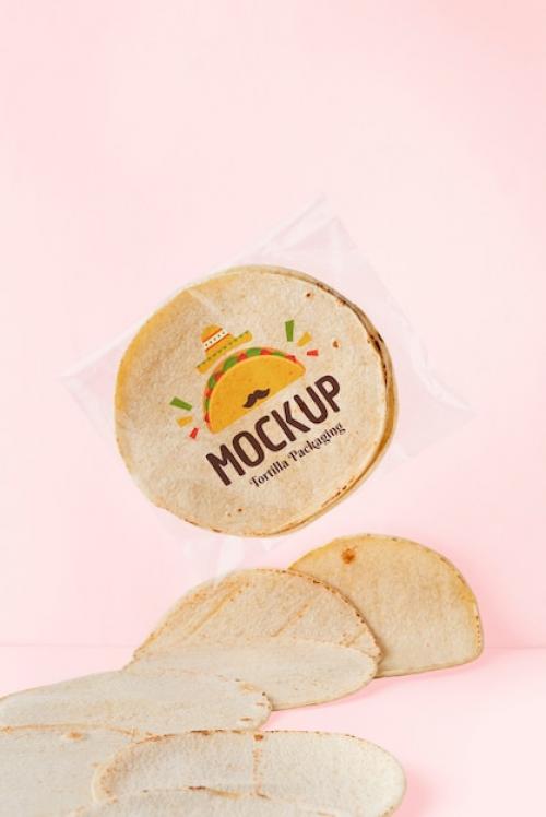 Delicious Tortilla Packaging Mockup