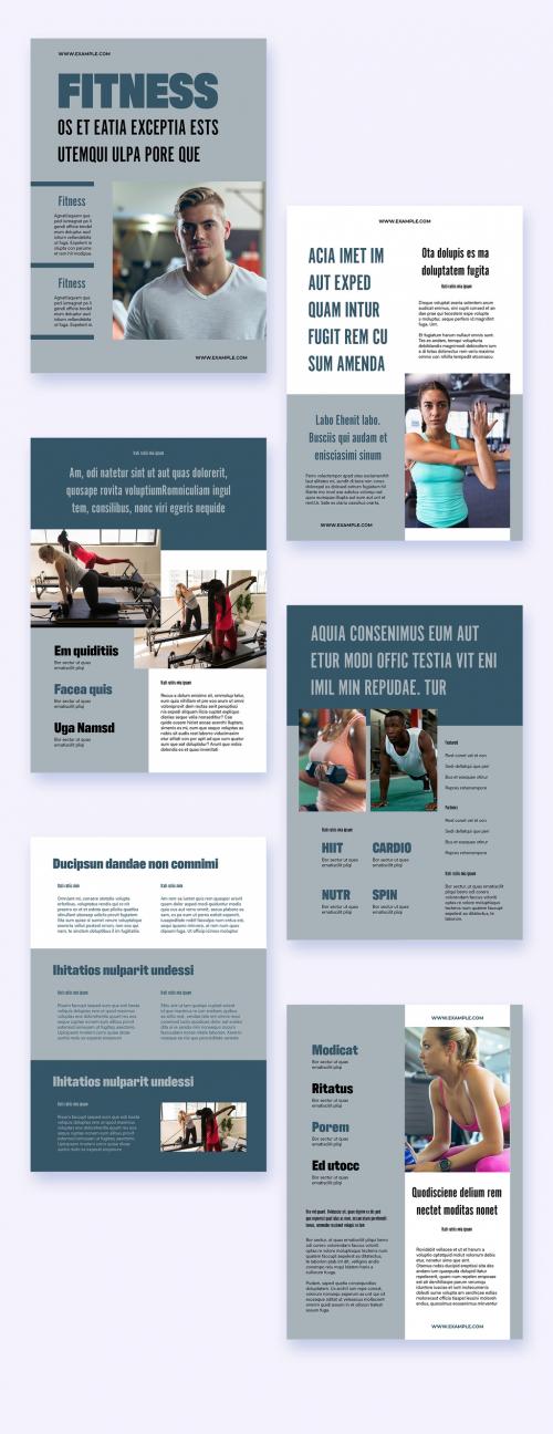 Fitness Flyer Layout Set - 337466065