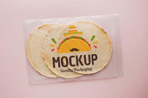 Delicious Tortilla Packaging Mockup