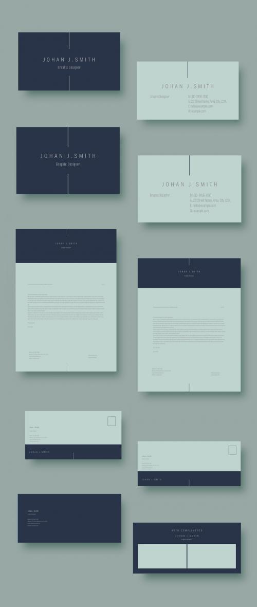 Business Collateral Stationery Set - 337466809