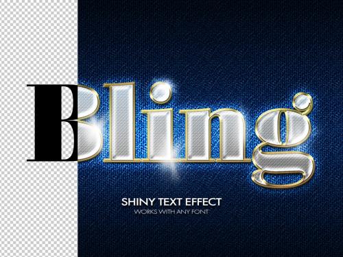 Bling Text Effect Mockup - 337471299