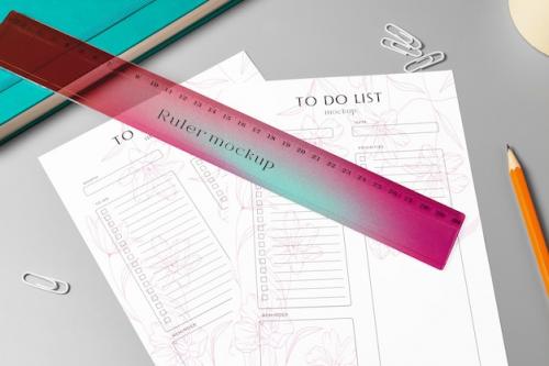 Gradient Ruler Mockup