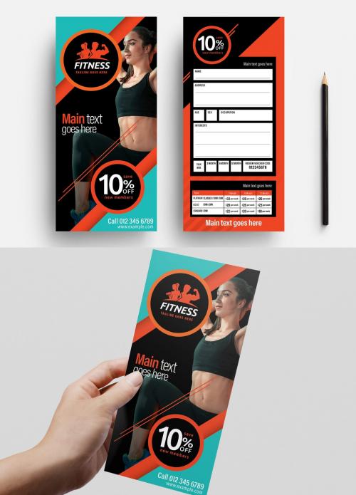 Gym Fitness Flyer Layout - 338452332