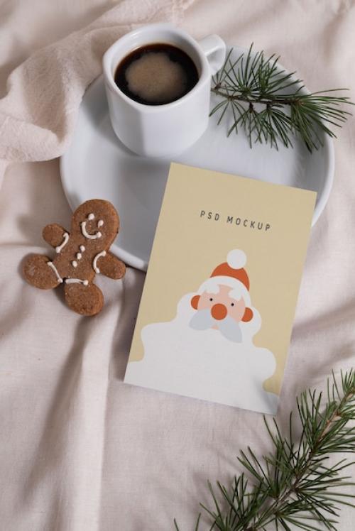 Neutral Christmas Greeting Mockup