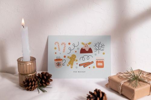 Neutral Christmas Greeting Mockup