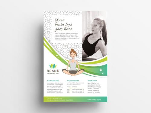 Elegant Yoga Flyer Layout - 338960841