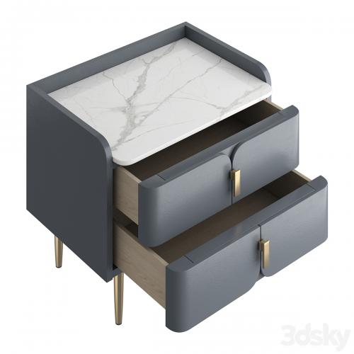 Light luxury bedside table