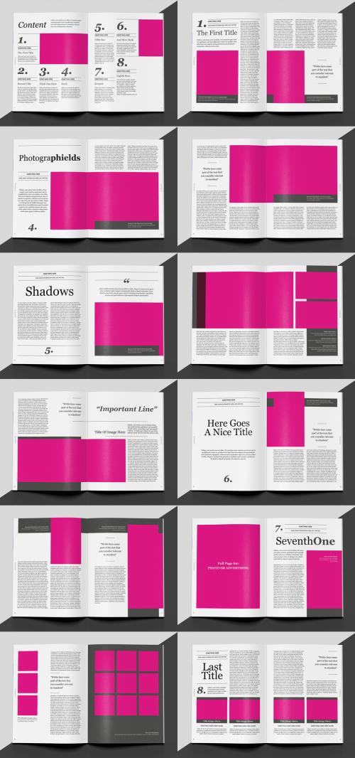 Magazine Brochure Layout - 339309560