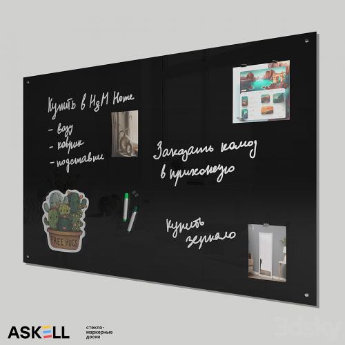 Magnetic whiteboard for office 