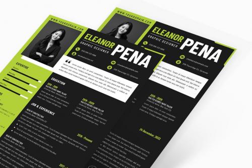 Modern Colorful Resume CV