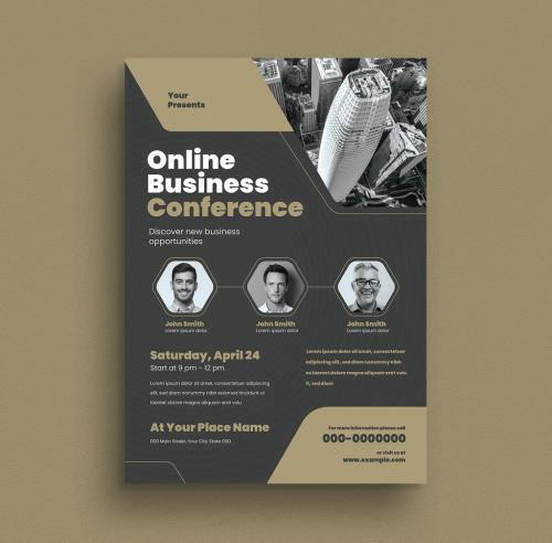 Business Conference Flyer Layout - 339993203