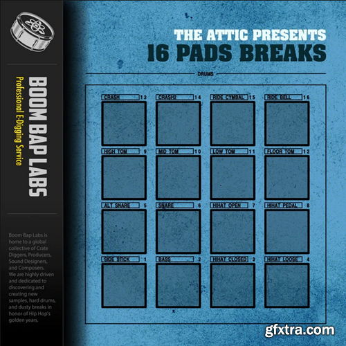 Boom Bap Labs The Attic 16 Pads Breaks Vol 1