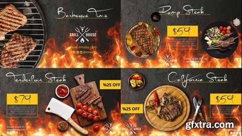 Videohive Barbecue Food Promo 50121374