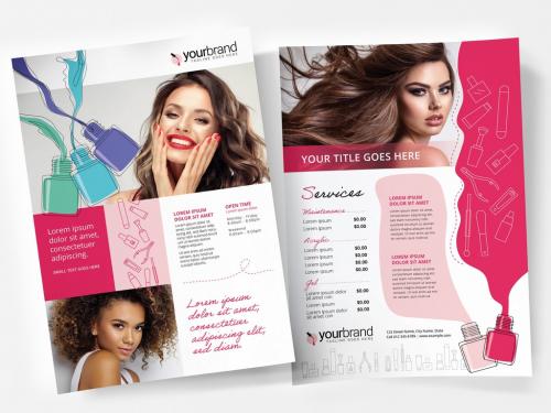 Nail Bar Poster Layouts - 341022406