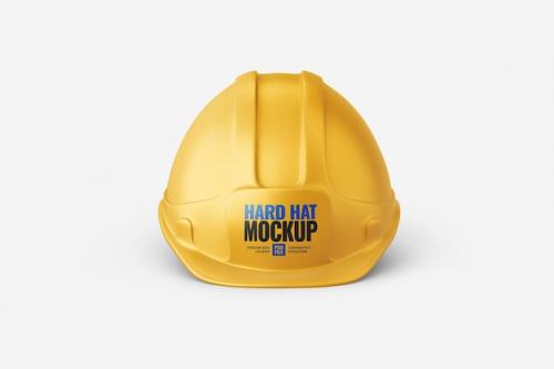 Glossy Hard Hat Mockup