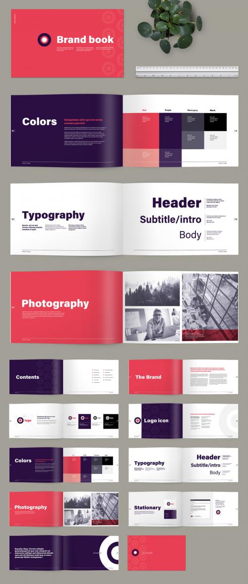 Brand Guide Book Layout - 341022885