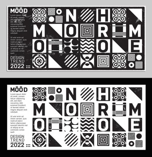 Black and White Modern Pop Art Flyer Layout - 341024403