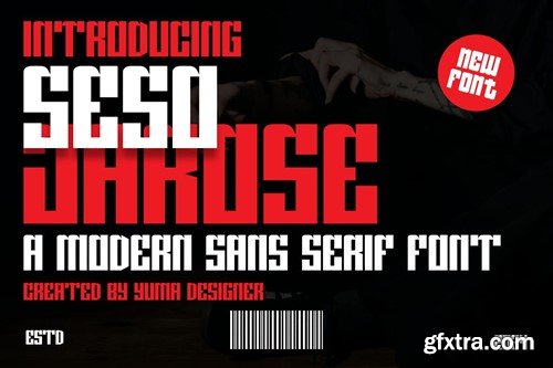 Seso Jarose - Modern Best Font 9B3PUSS