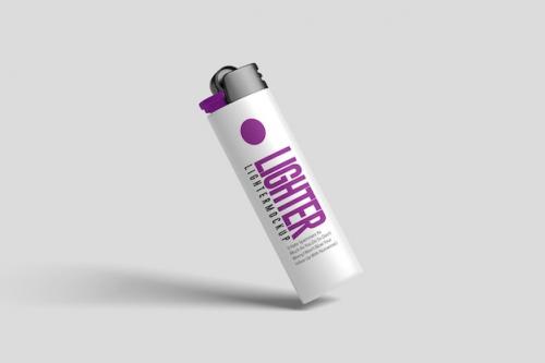 Psd Fire Lighter Mockup Isolated