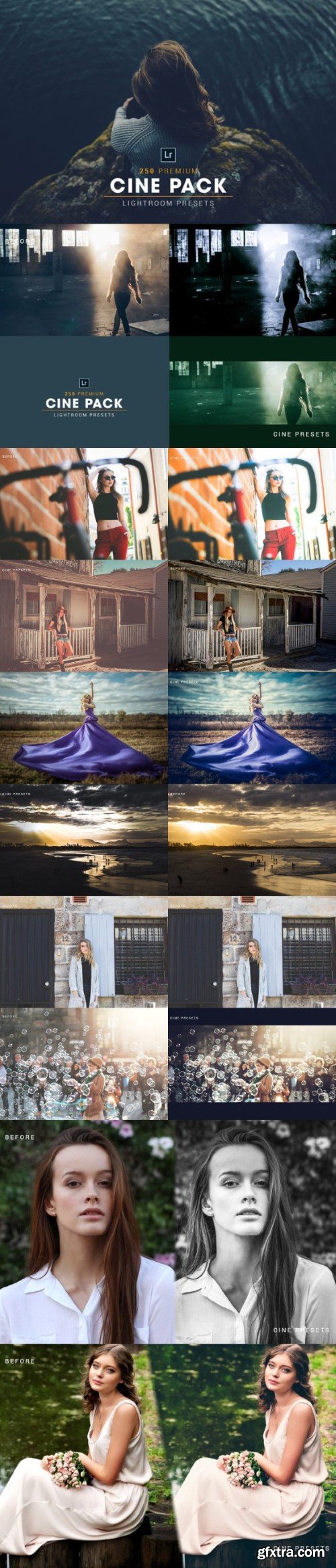 250 Premium Cine Lightroom Presets