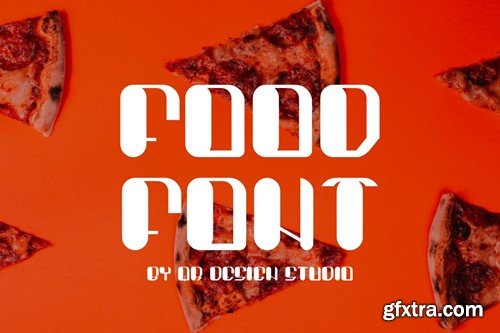 Pizza Gazone - Food Font UETENHY