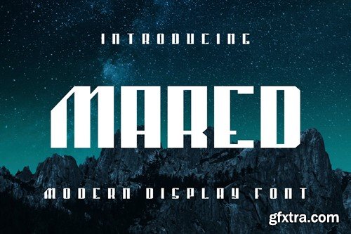 Mared - Modern Font VZZ8AZL