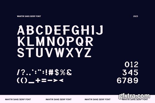 Wantir - Modern Sans Serif NNU35PS