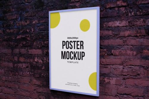 Realistic Poster Mockup