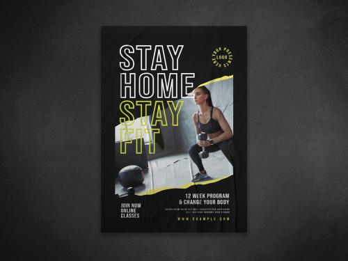 Fitness and Gym Flyer Layout - 342066286