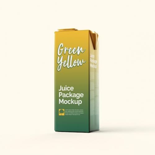 Juice Package Mockup Premium Template