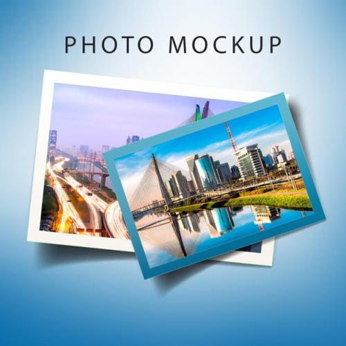 Psd Social Media Post Photo Paper Frames Mockup