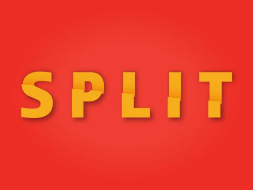 Split Text Effect - 342498308