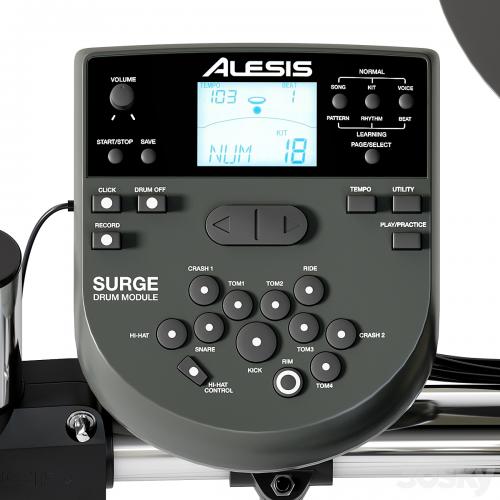 Drum set ALESIS surge mesh kit. Musical instrument